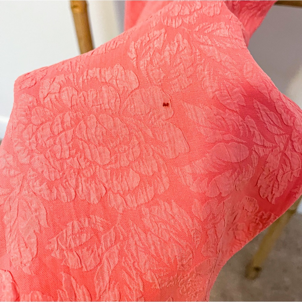 Victoria's Secret Vintage Gold Label Pink Floral Silk Slip Dress Small - Picture 4 of 5
